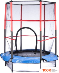 Батут Atlas Sport 140 СМ - 4.5FT (НА ЭЛАСТИЧНЫХ РЕМНЯХ, СИНИЙ) (9700)