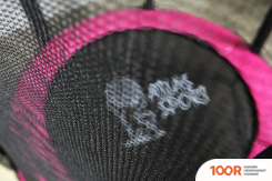 Батут Atlas Sport 140 СМ - 4.5FT (НА ЭЛАСТИЧНЫХ РЕМНЯХ, РОЗОВЫЙ) (9699)