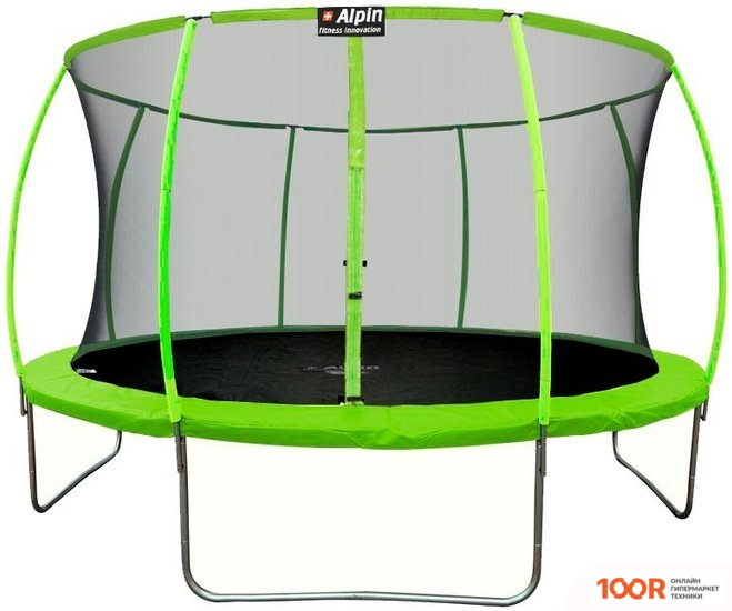 Батут Alpin SKY 12FT - 374 СМ С ЗАЩИТНОЙ СЕТКОЙ И ЛЕСТНИЦЕЙ (9693)
