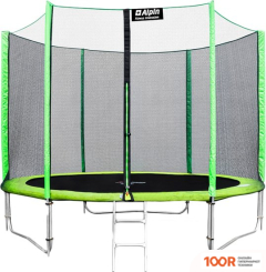 Батут Alpin ATGY-312 3.12 М С ЗАЩИТНОЙ СЕТКОЙ И ЛЕСТНИЦЕЙ (9691)