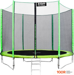 Батут Alpin ATGY-252 2.52 М С ЗАЩИТНОЙ СЕТКОЙ И ЛЕСТНИЦЕЙ (9690)