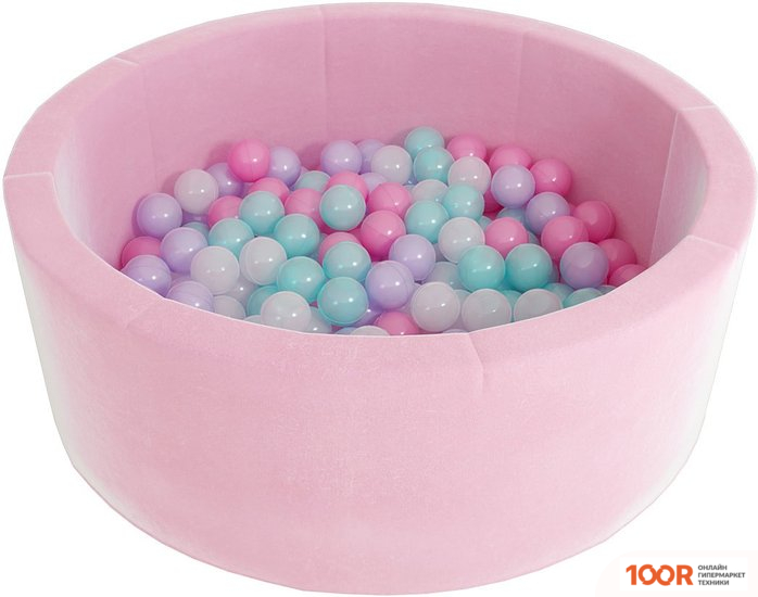 Бассейн Romana AIRPOOL MAX БЕЗ ШАРИКОВ (95X33) (РОЗОВЫЙ) (9673)