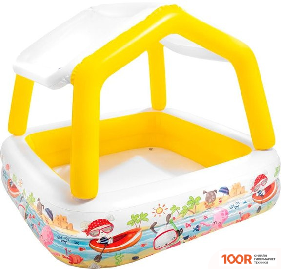 Бассейн Intex SUN SHADE 57470 (157X122, ЖЕЛТЫЙ) (9626)