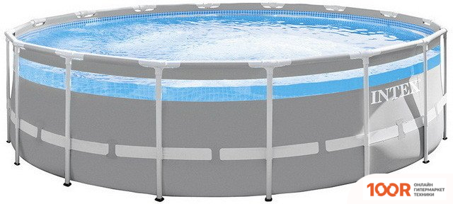 Бассейн Intex PRISM FRAME CLEARVIEW 26730 (488Х122) (9617)