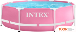 Бассейн Intex PINK METAL FRAME 28290 (244Х76 СМ) (9613)