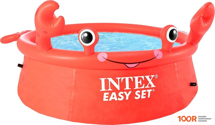 Бассейн Intex EASY SET ВЕСЕЛЫЙ КРАБ 26100 (183Х51) (9601)