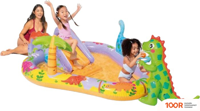 Бассейн Intex DINO PARK 56139 (201Х157Х69) (9596)