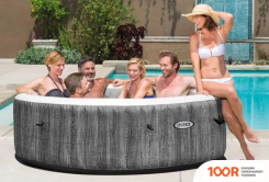 Бассейн Intex BUBBLE MASSAGE DELUXE 28442 (216X71) С ДЖАКУЗИ (9594)