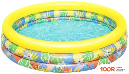 Бассейн Bestway ЦВЕТОЧНЫЙ РАЙ 51203 (168Х38) (9575)