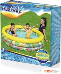 Бассейн Bestway ЦВЕТОЧНЫЙ РАЙ 51203 (168Х38) (9575)