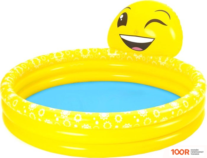 Бассейн Bestway СМАЙЛИК 53081 (165Х144Х69) (9566)
