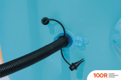 Бассейн Bestway С ОКОШКАМИ 51132 (БИРЮЗОВЫЙ/ОРАНЖЕВЫЙ, 168Х56) (9562)