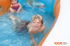 Бассейн Bestway С ОКОШКАМИ 51132 (БИРЮЗОВЫЙ/ОРАНЖЕВЫЙ, 168Х56) (9562)