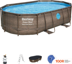 Бассейн Bestway РОТАНГ 56946 (488X305X107) (9560)