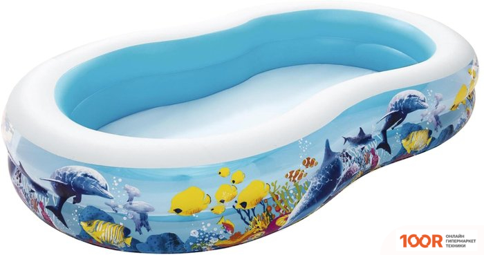 Бассейн Bestway ПОДВОДНЫЙ МИР 54118 (262Х157Х46) (9556)