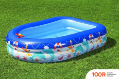 Бассейн Bestway МОРСКОЙ КАПИТАН 54370 (213Х155Х132) (9550)