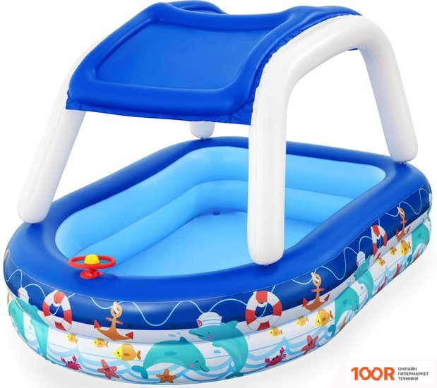 Бассейн Bestway МОРСКОЙ КАПИТАН 54370 (213Х155Х132) (9550)