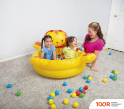 Бассейн Bestway ЛЬВЕНОК С МЯЧАМИ 50ШТ 52261 (111X98X61.5) (9546)