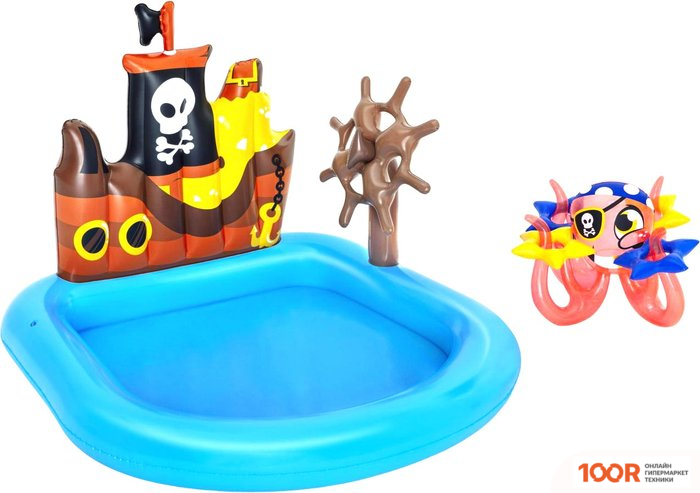 Бассейн Bestway КОРАБЛЬ 52211 (140X130X104) (9544)