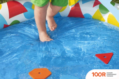 Бассейн Bestway ИГРОВОЙ С ОБУЧАЮЩИМИ ФИГУРКАМИ 52378 (120Х117Х46) (9542)