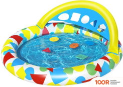 Бассейн Bestway ИГРОВОЙ С ОБУЧАЮЩИМИ ФИГУРКАМИ 52378 (120Х117Х46) (9542)