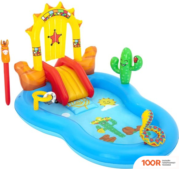 Бассейн Bestway ДИКИЙ ЗАПАД 53118 (264Х188Х140) (9540)