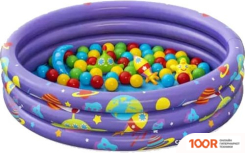 Бассейн Bestway ГАЛАКТИКА С МЯЧАМИ 50ШТ 52466 (102Х25) (9539)