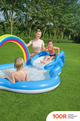 Бассейн Bestway БЛЕСК РАДУГИ 53092 (257X145X91) (9534)