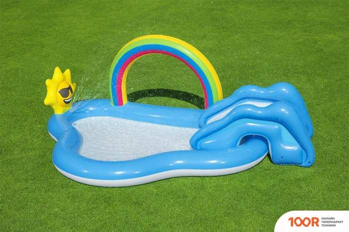 Бассейн Bestway БЛЕСК РАДУГИ 53092 (257X145X91) (9534)