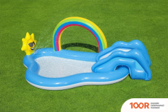 Бассейн Bestway БЛЕСК РАДУГИ 53092 (257X145X91) (9534)