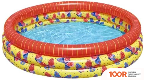 Бассейн Bestway БАБОЧКА 51202 (168Х38) (9532)