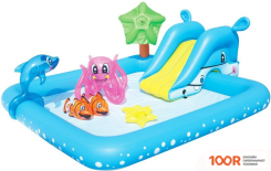 Бассейн Bestway АКВАРИУМ 53052 (239X206X86) (9531)