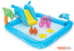 Бассейн Bestway АКВАРИУМ 53052 (239X206X86) (9531)