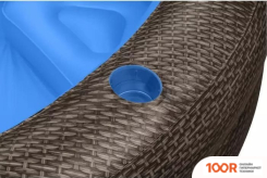 Бассейн Bestway TRUPRINT WICKER 54426 (231Х178Х53) (9528)