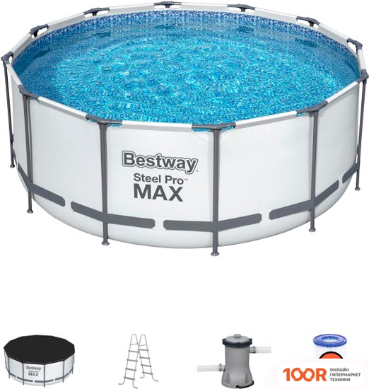 Бассейн Bestway STEEL PRO MAX 56420 BW (366Х122) (9521)