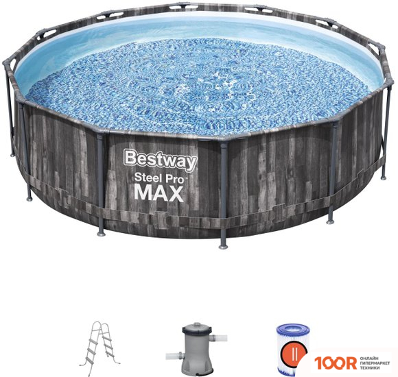 Бассейн Bestway STEEL PRO MAX 5614X (366X100) (9520)