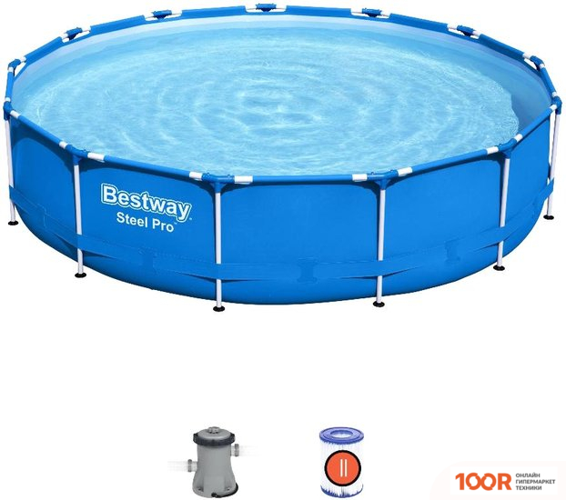 Бассейн Bestway STEEL PRO 5612E (396X84) (9509)