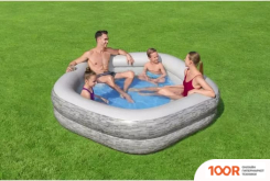 Бассейн Bestway SPLASH PARADISE 54423 (213Х206Х53) (9506)