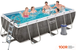 Бассейн Bestway POWER STEEL 56996 (488Х244Х122) (9499)