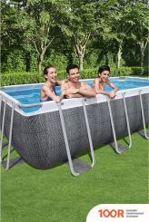 Бассейн Bestway POWER STEEL 56996 (488Х244Х122) (9499)