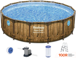 Бассейн Bestway POWER STEEL 56725 (488Х122) (9496)