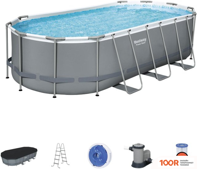 Бассейн Bestway POWER STEEL 56710 (549X274X122) (9492)
