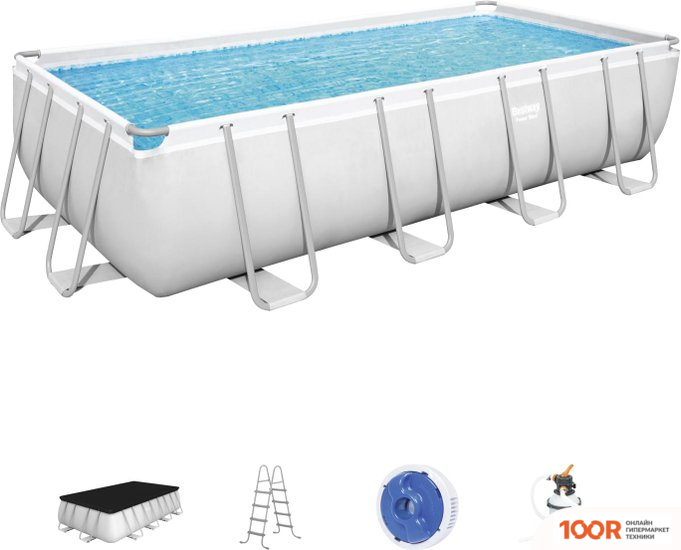 Бассейн Bestway POWER STEEL 56671 (488X244X122) (9491)