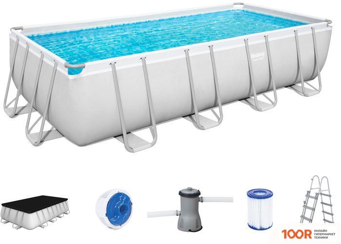 Бассейн Bestway POWER STEEL 56670 (488X244X122) (9490)