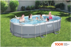 Бассейн Bestway POWER STEEL 56448 (488Х305Х107) (9487)