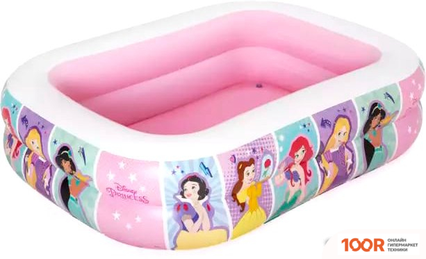 Бассейн Bestway DISNEY PRINCESS 91056 (201Х150Х51) (9459)