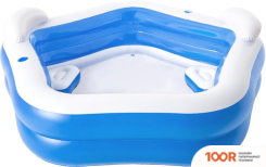 Бассейн Bestway 54153 (213X206X69) (9438)