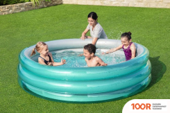 Бассейн Bestway 51043 (201X53, МЕТАЛЛИК) (9432)