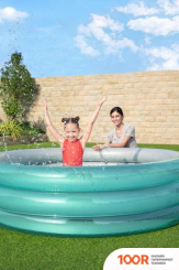 Бассейн Bestway 51043 (201X53, МЕТАЛЛИК) (9432)