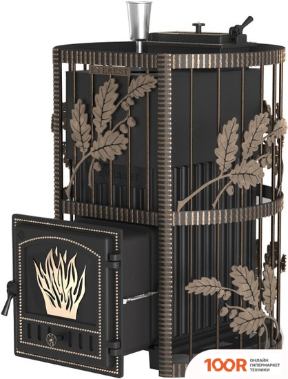Банная печь Везувий ЭВЕРЕСТ КОВКА 24 (281) ЗАКРЫТАЯ КАМЕНКА (9409)
